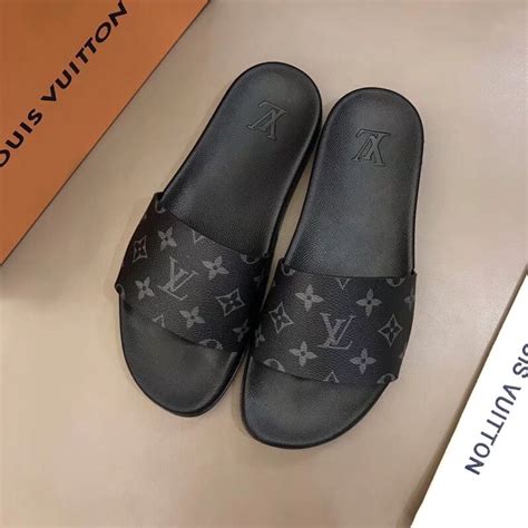 louis vuitton slip on mens shoes|louis vuitton fluffy slides.